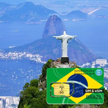Sim Du Lịch Brazil 15 Ngày Tốc Độ Cao